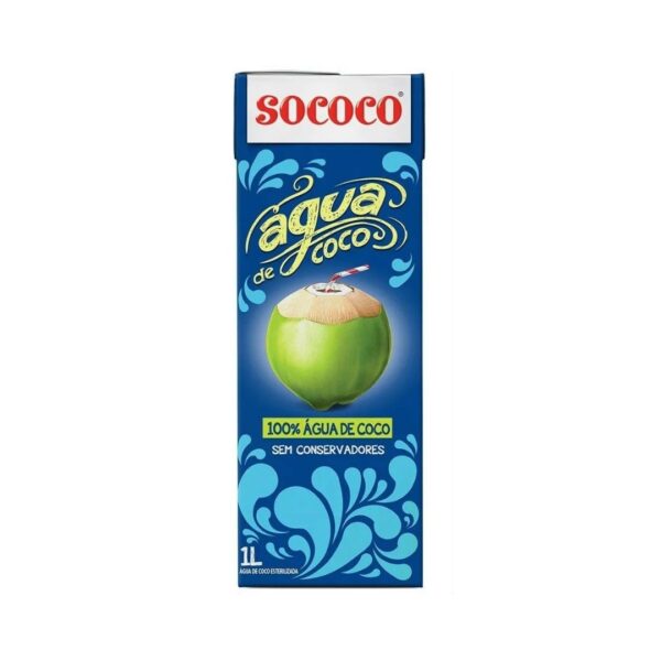 ÁGUA DE COCO SOCOCO 1L