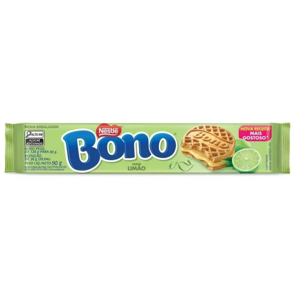 BOLACHA BONO SABOR LIMÃO 90G