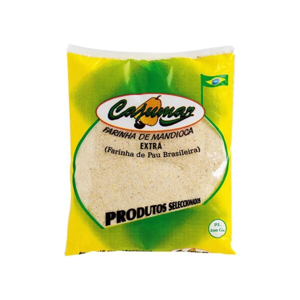 FARINHA DE MANDIOCA CRUA CAJUMAR 500G