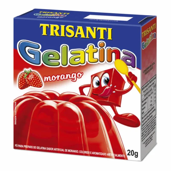 GELATINA MORANGO TRISANTI 20G