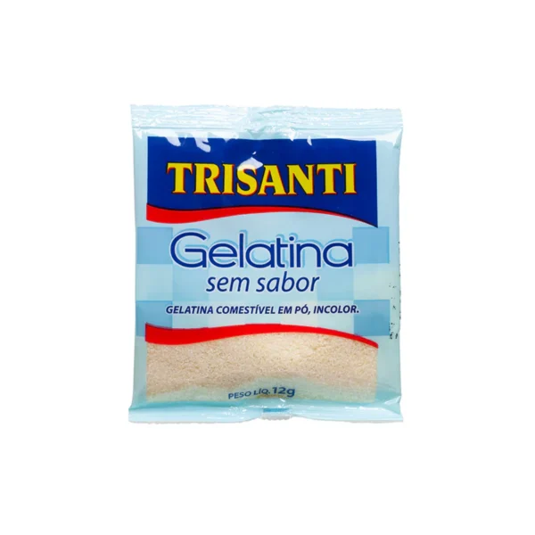 GELATINA SEM SABOR TRISANTI 12G