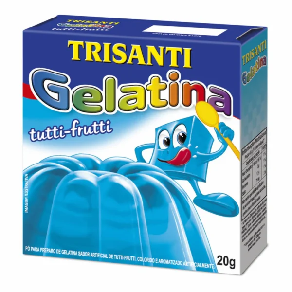 GELATINA TUTTI-FRUTTI TRISANTI 20G
