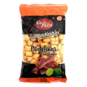 SALGADINHO SABOR COSTELINHA COM LIMAO - VALE DO PRATA 120G